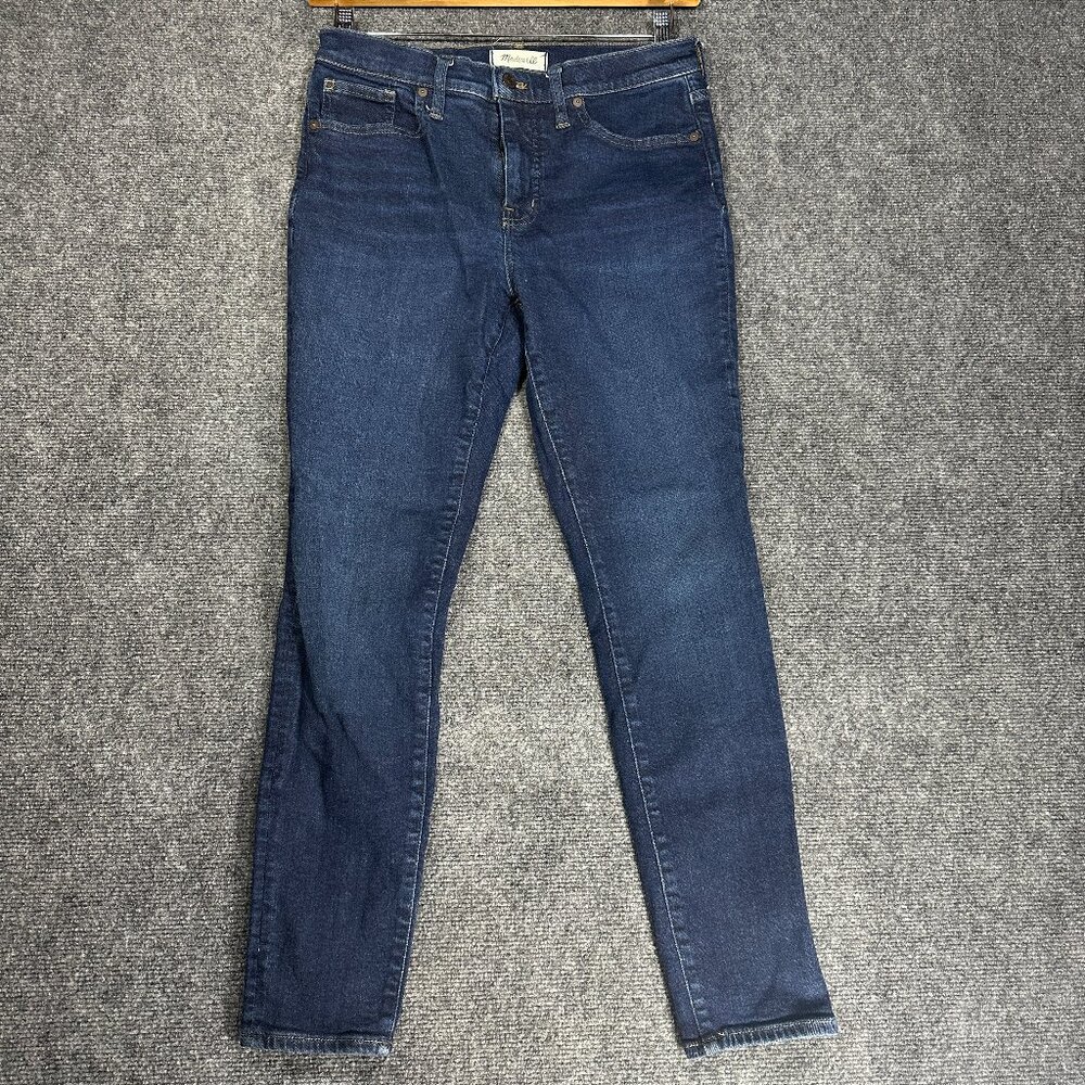 Madewell Jeans Womens 29 Mid Rise Skinny Cotton Stretch Pockets Medium Wash